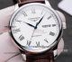 Perfect replica of the TW factory Longines Master Citizen 8215 movement brown leather strap watch (3)_th.jpg